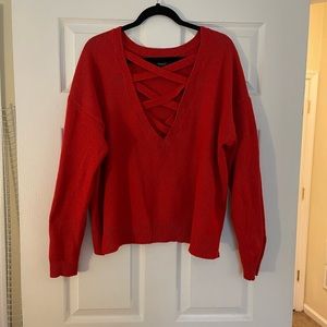 Cross Straps Sweater